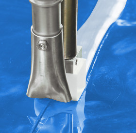 Overlapp-Weld, 80 mm long