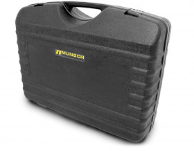 Transport carrying case for small hand extruders