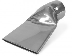 Flat angled nozzle 74 mm x 3 mm